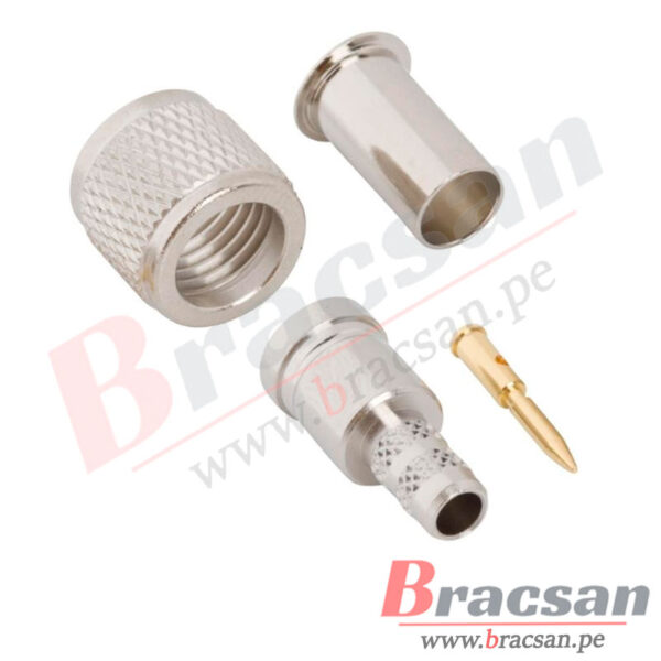 CONECTOR MINI UHF MACHO CABLE RG-58 AMPHENOL RF 81-115-RFX