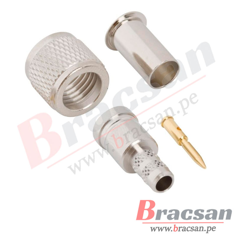 CONECTOR MINI UHF MACHO CABLE RG-58 AMPHENOL RF 81-115-RFX
