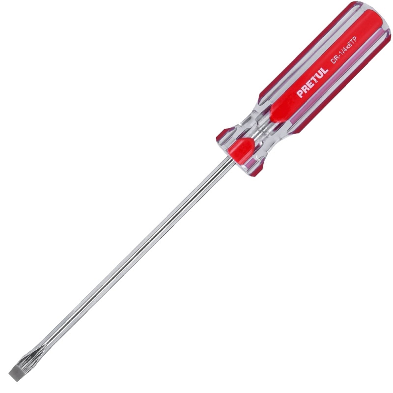 Desarmador Plano 1/4″ x 6″ Pretul 21462