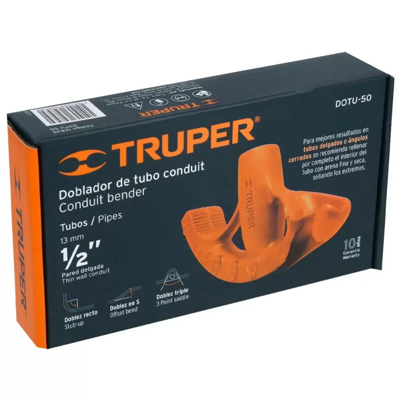 Doblador De Tubo Conduit 1/2″ 12845 Truper