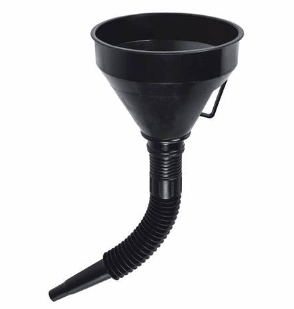 Embudo plástico flexible con filtro 5" TRUPER 11207