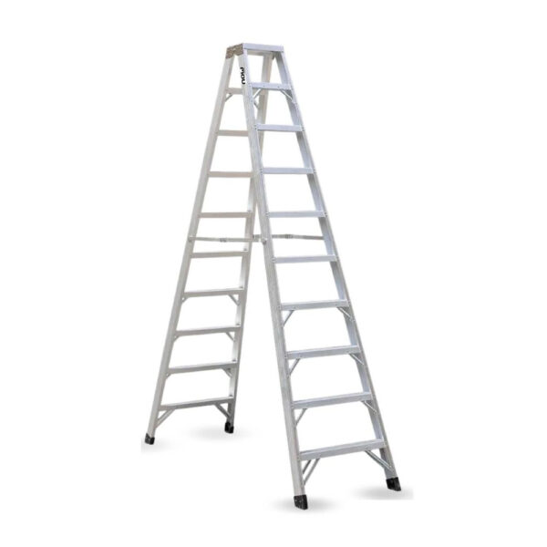 Escalera Tijera Aluminio 10 Pasos Now Laders