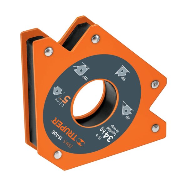 Escuadra magnética 5" para soldar capacidad 34 kg Truper