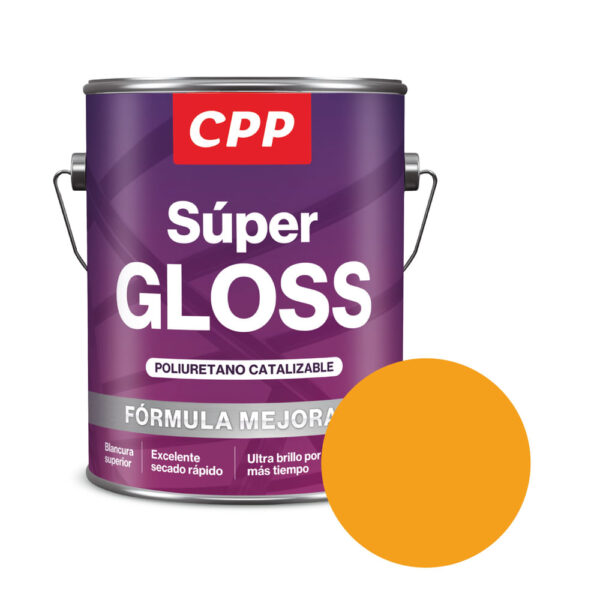 Esmalte Cpp Super Gloss Amarillo Brillante 1 gal