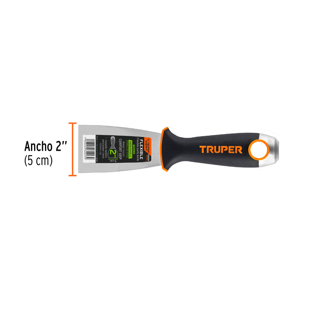 Espátula de acero inoxidable 2″ Truper