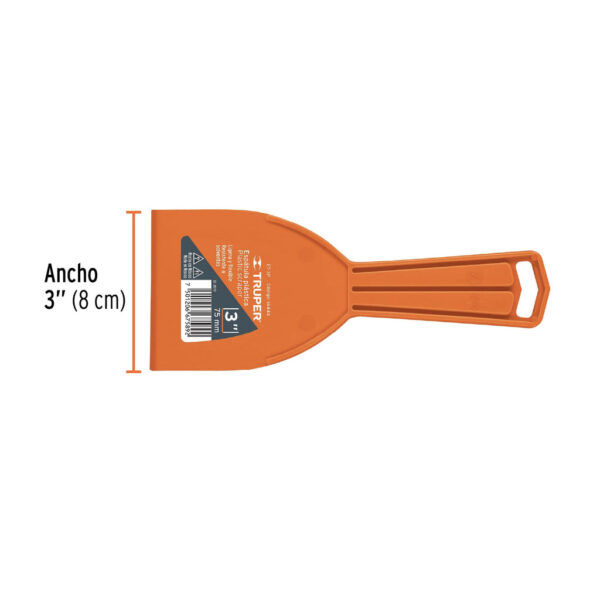 Espatula de plastico 3" Truper