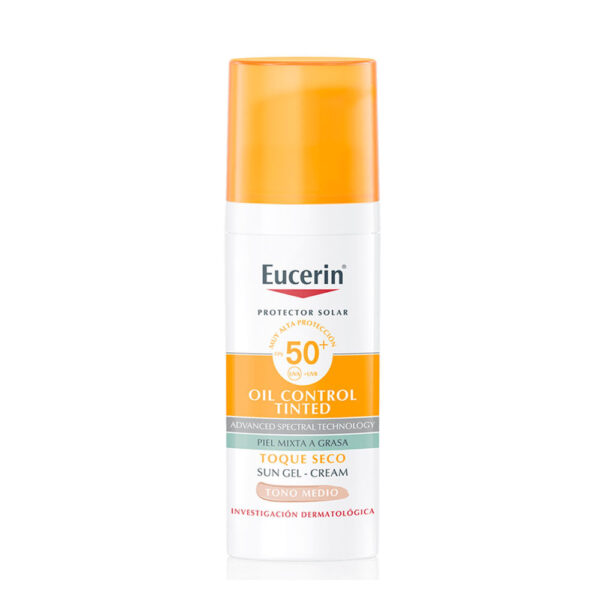 Eucerin Oil Control Tono Medio FPS50+ Protector Solar Facial 50ml