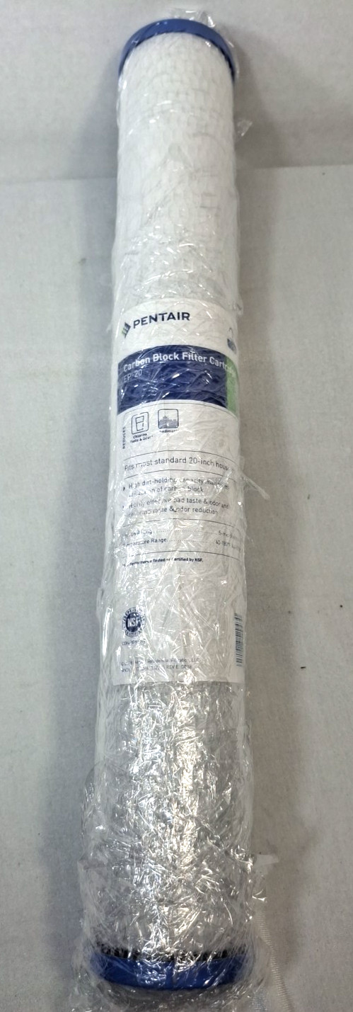 Filtro de Agua Pentek Pentair EP-20 Bloque de Carbón 5 Micrón 20″ x 2.875″
