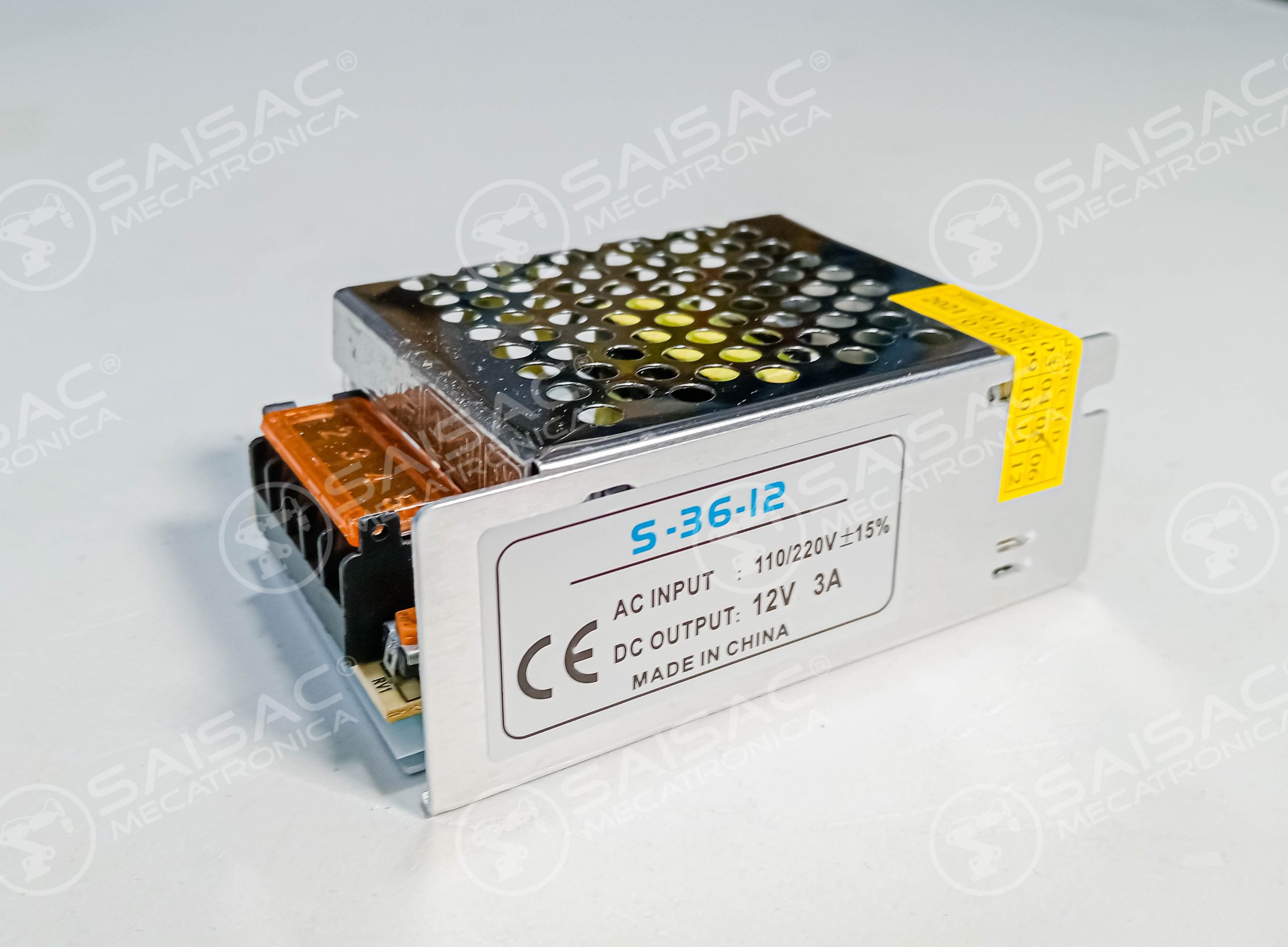 FUENTE DE ALIMENTACIÓN 12V 3A S-36-12