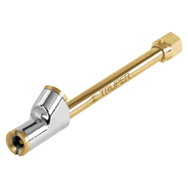 Inflador de cabeza doble, cuerda 1/4 NPT, Truper VAL-INF-14