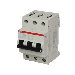 Interruptor termomagnético 3x32A 20/6kA 230/400V tipo K DIN