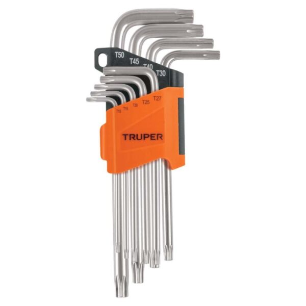 Juego de Llave Torx 9 Piezas Truper 13647
