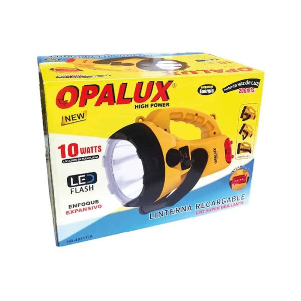 Linterna Portátil Recargable LED 10W HB-4011T/A OPALUX