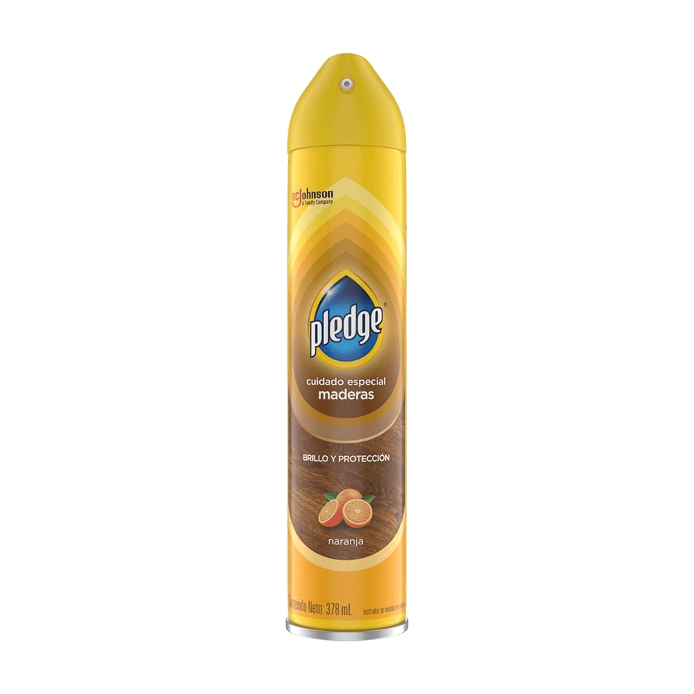 Lustrador de muebles naranja aerosol 378 ml Pledge