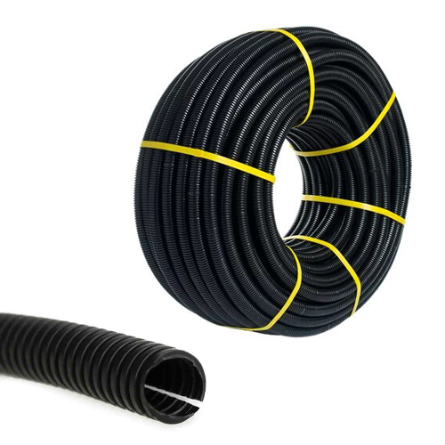 Manguera pasacable corrugada abierta 3/4" x Metro Lineal