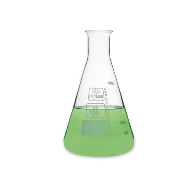 Matraz erlenmeyer 2000 ml vidrio borosilicato 3.3