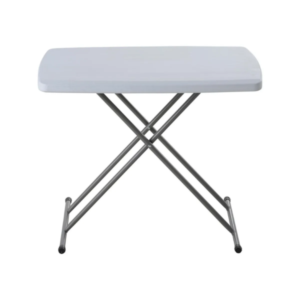 Mesa Plegable Rectangular Blanco 75 CM