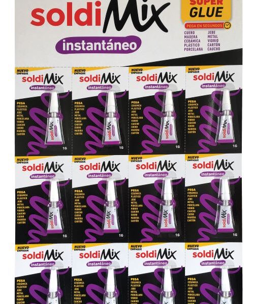 Pegamento Super Glue 1 gr x unidad Soldimix