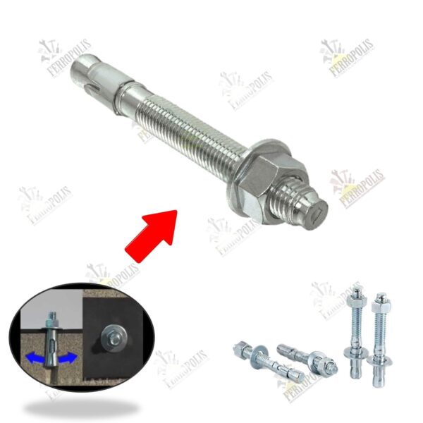 PERNO EXPANSION 1/2" x 4"