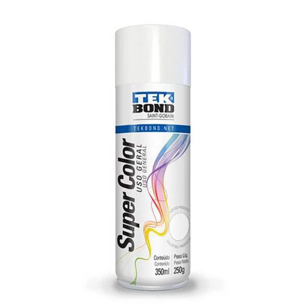 Pintura en spray blanco brillante Tekbond 400ml