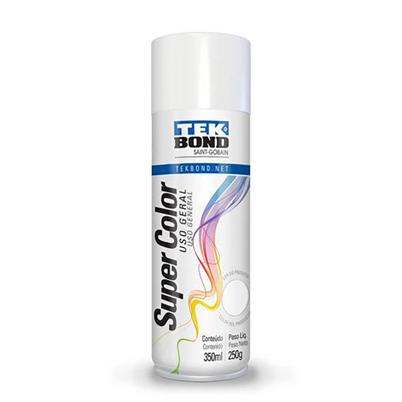 Pintura en spray blanco brillante Tekbond 400ml