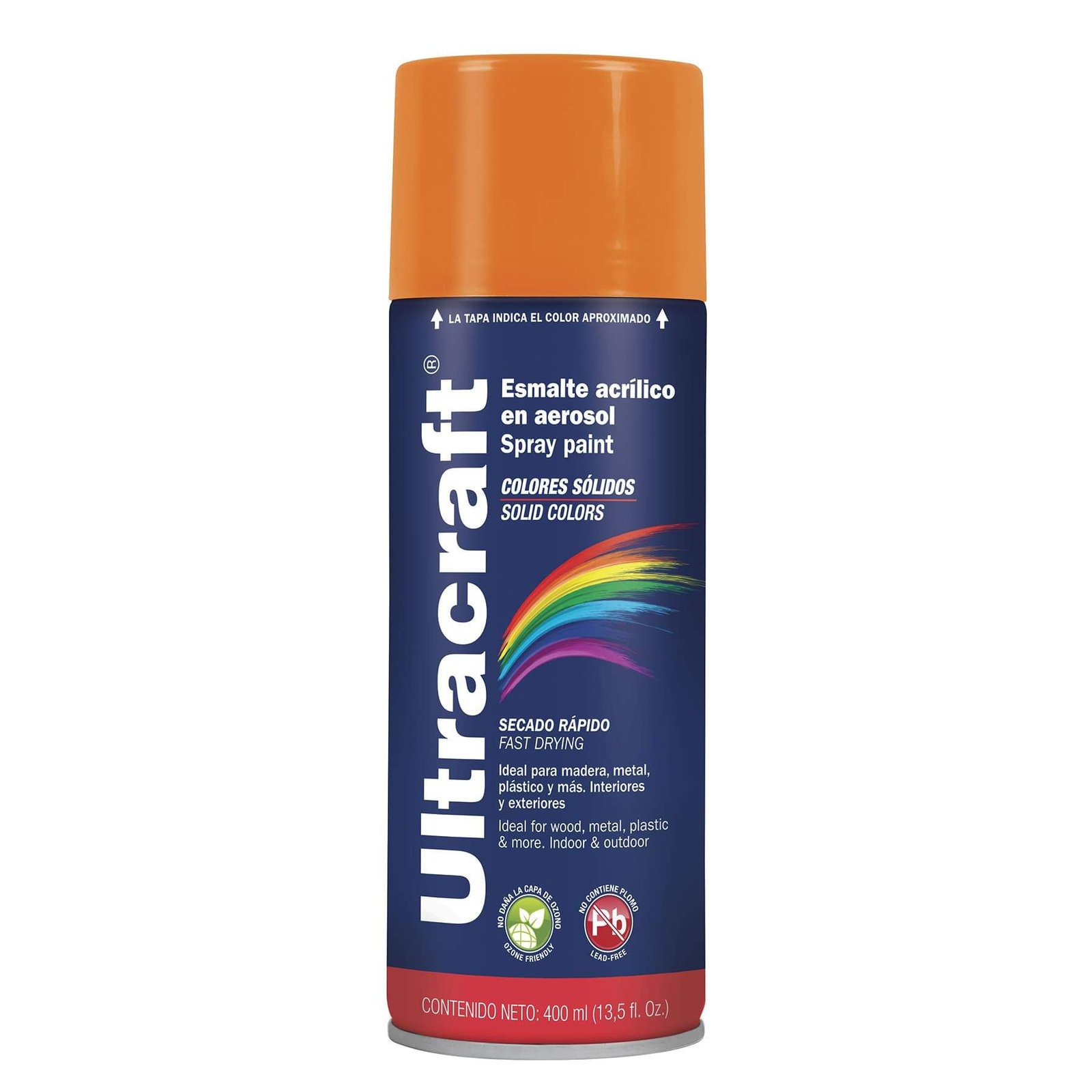 Pintura en spray color sólido, Amarillo Caterpillar 400 ml PA-CA-U