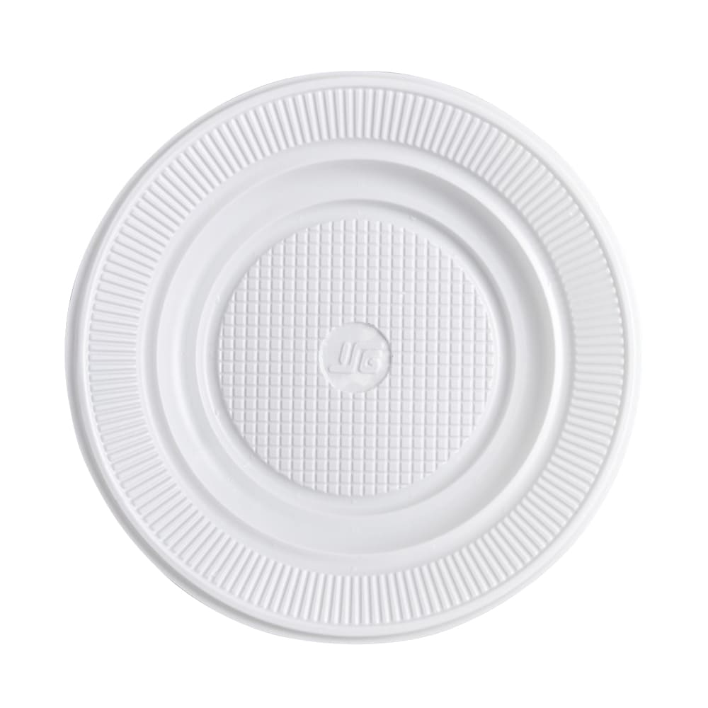 Plato plástico descartable blanco #18