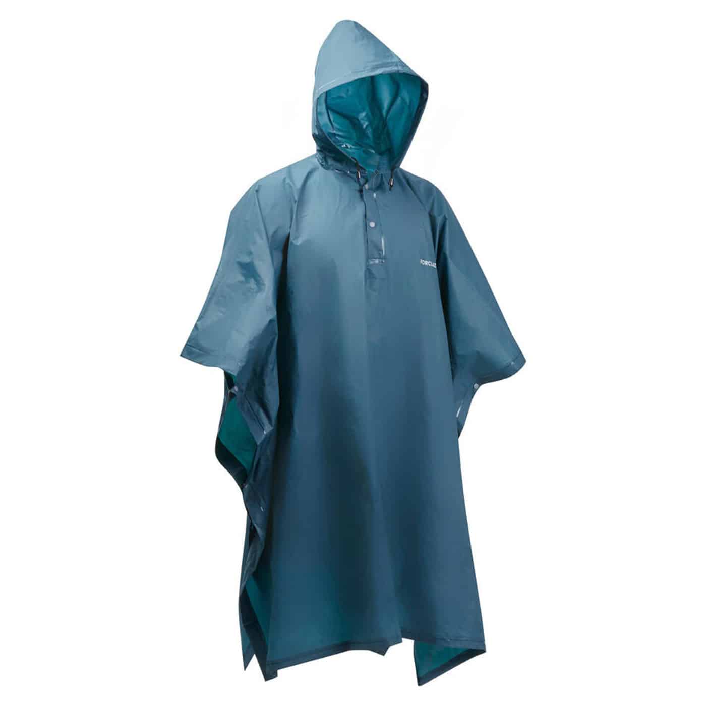 PONCHO IMPERMEABLE TREKKING MONTAÑA ARPENAZ 10L GRIS TORMENTA UNISEX