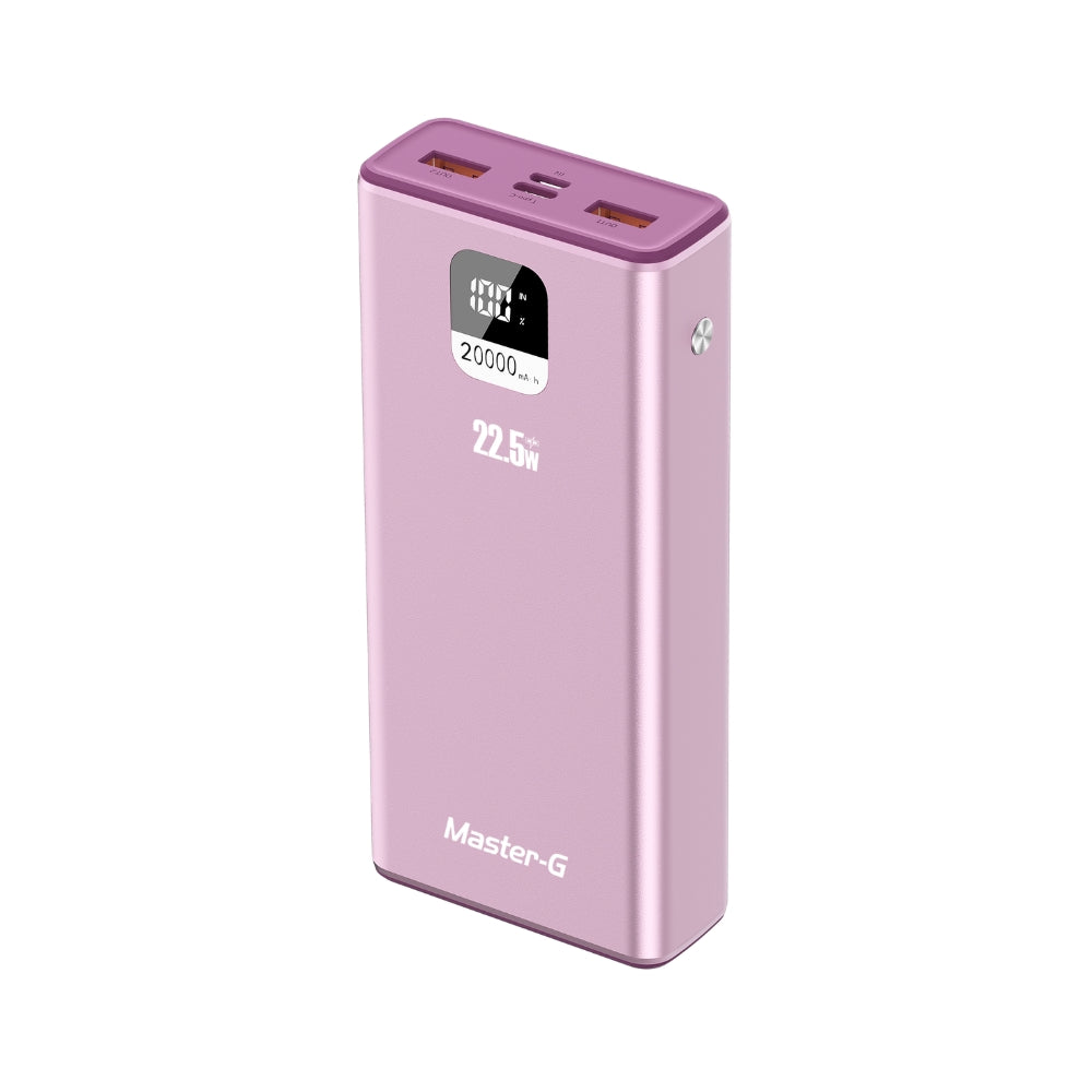 Power Bank 20000mAh Carga Rápida 22.5W