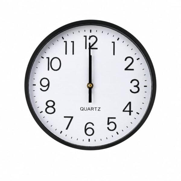 Reloj de Pared 25CM Análogo Moderno Adorno Hogar para Dormitorio Oficina AD1176