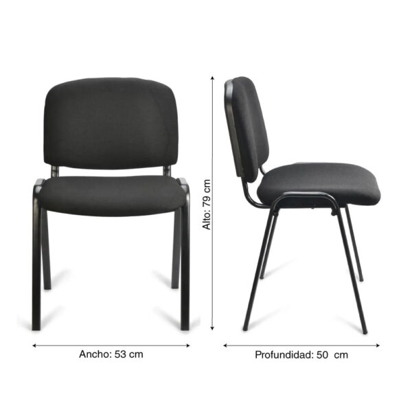 Silla fija Negra