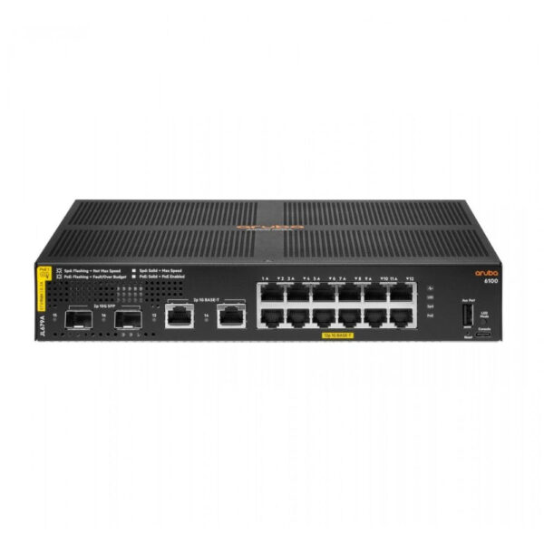 Switch JL679A LA ARUBA 6100 12G CL4 2SFP+ 13
