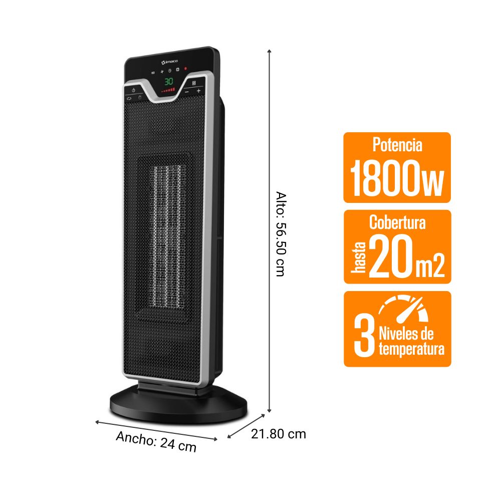 Termoventilador cerámico Imaco ITC-3116
