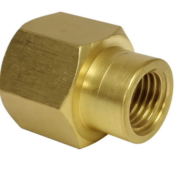 Unión Hembra de Bronce de 1/2" x 3/8" NPT