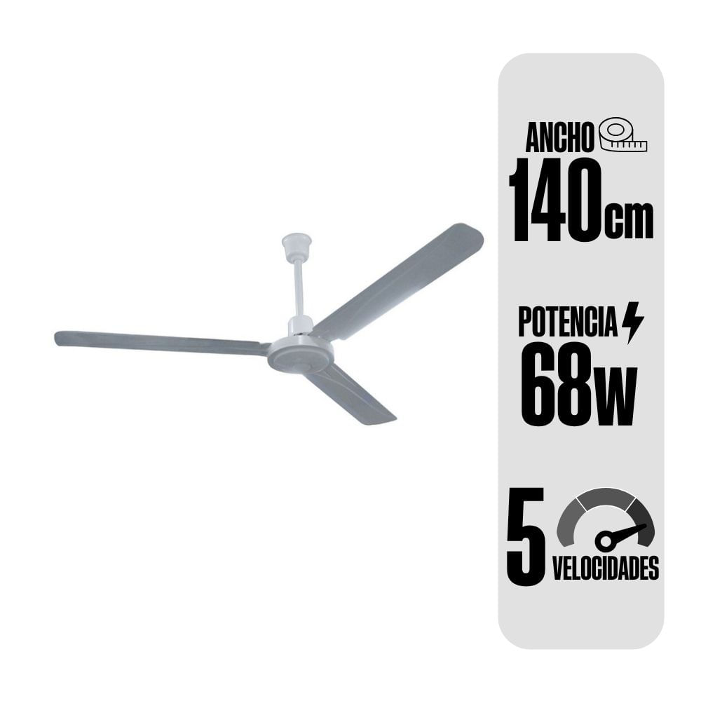 Ventilador de Techo Industrial Orange 56″