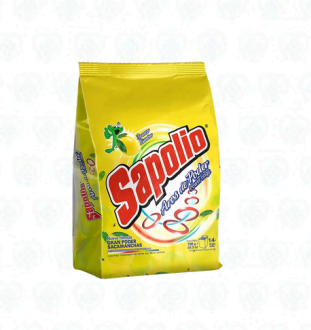 Detergente en Polvo Sapolio Aros de Poder Limón – Bolsa 730 g