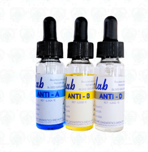 Kit de Grupo Sanguíneo Anti-A, Anti-B y Anti-D (IgG/IgM)