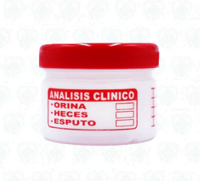 Frasco de Análisis con Tapa Roja – Colector de Muestras Biológicas