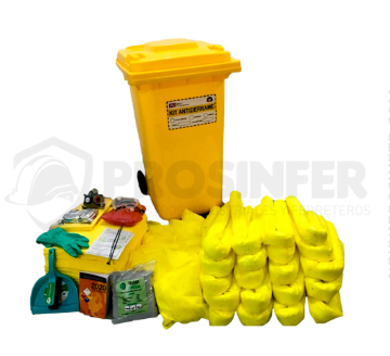 Kit Antiderrame para Químicos de 240 Litros en Contenedor al por mayor