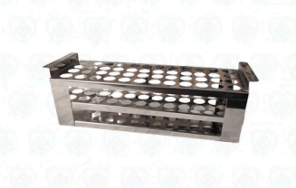Gradilla de Acero Inoxidable para 48 Tubos de Ensayo de 16 mm – INOX ARB