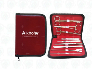 ESTUCHE DE DISECCIÓN ALKHOFAR – KIT DE 9 PIEZAS PARA PRÁCTICAS DE DISECCIÓN