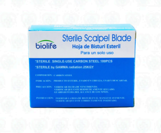HOJAS DE BISTURÍ BIOLIFE – N.º 10, 11, 15, 20, 21, 22 Y 23