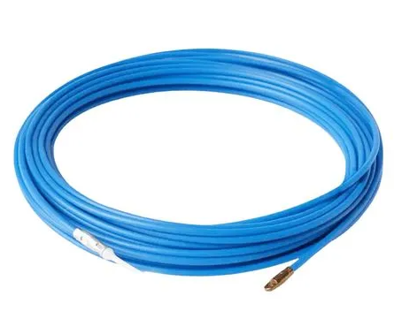 Wincha pasacable acero forrada con PVC azul 5 mts
