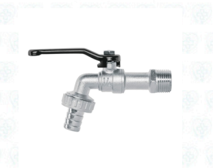 CAÑO DE ESFERA DE METAL 1/2" PARA JARDÍN PRETUL