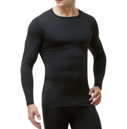 Polo Manga Larga Calentador Térmico Hombre Micro Polar