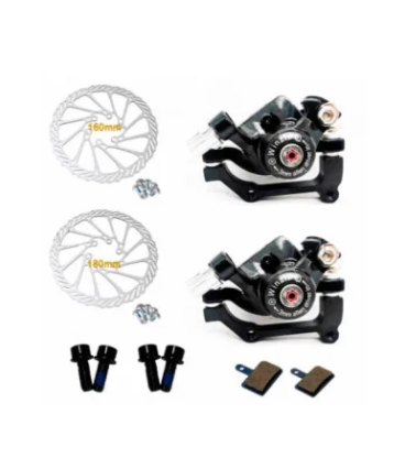 Par de Caliper Freno y Disco Mecánico WINZIP MM-P180/160