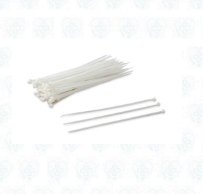 CINTILLO DE SUJECIÓN NYLON 6.6 – 300 × 4.8 MM BLANCO (100 UND)
