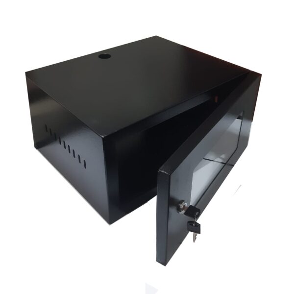 Gabinete Rack 4RU para DVR NVR y Cámaras de Seguridad Hecho de Metal Resistente