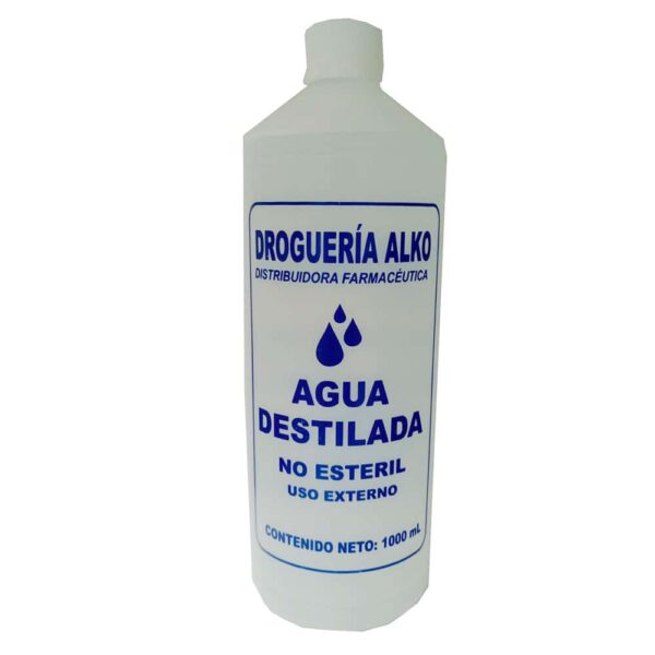 AGUA DESTILADA NO ESTERIL