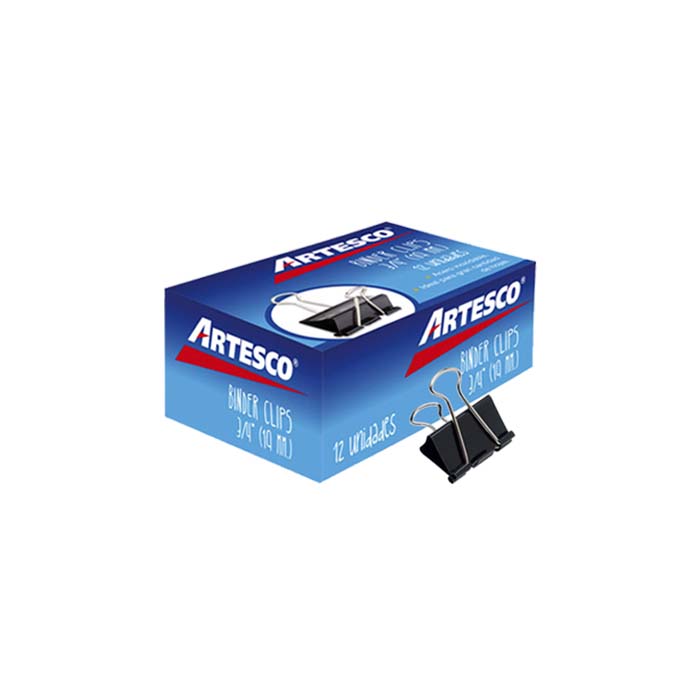 ARTESCO BINDER CLIPS 3/4″ (19 mm)